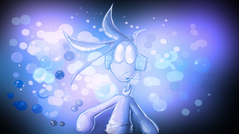 Painting of my character, Vex.